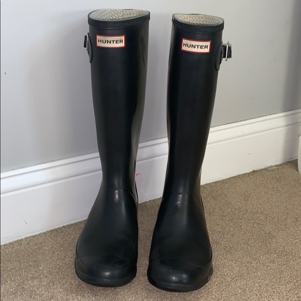 Hunter Black Women's Winter & Rain Boots